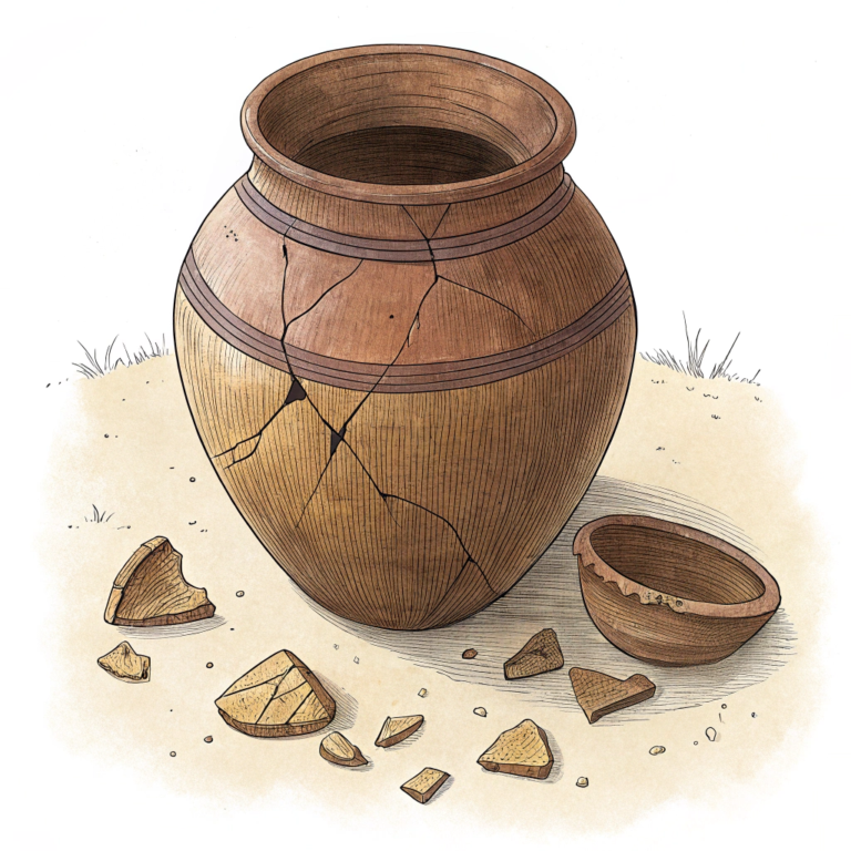 THE broken pot